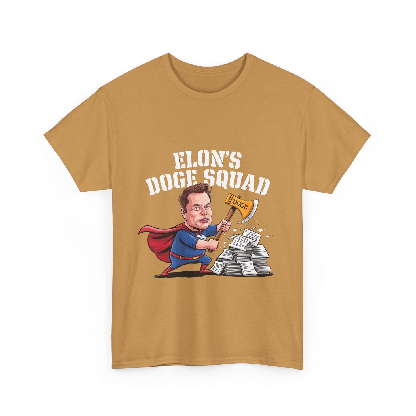 Elon’s DOGE Squad: Playful and Topical Tee for Musk Fans and Meme Lovers