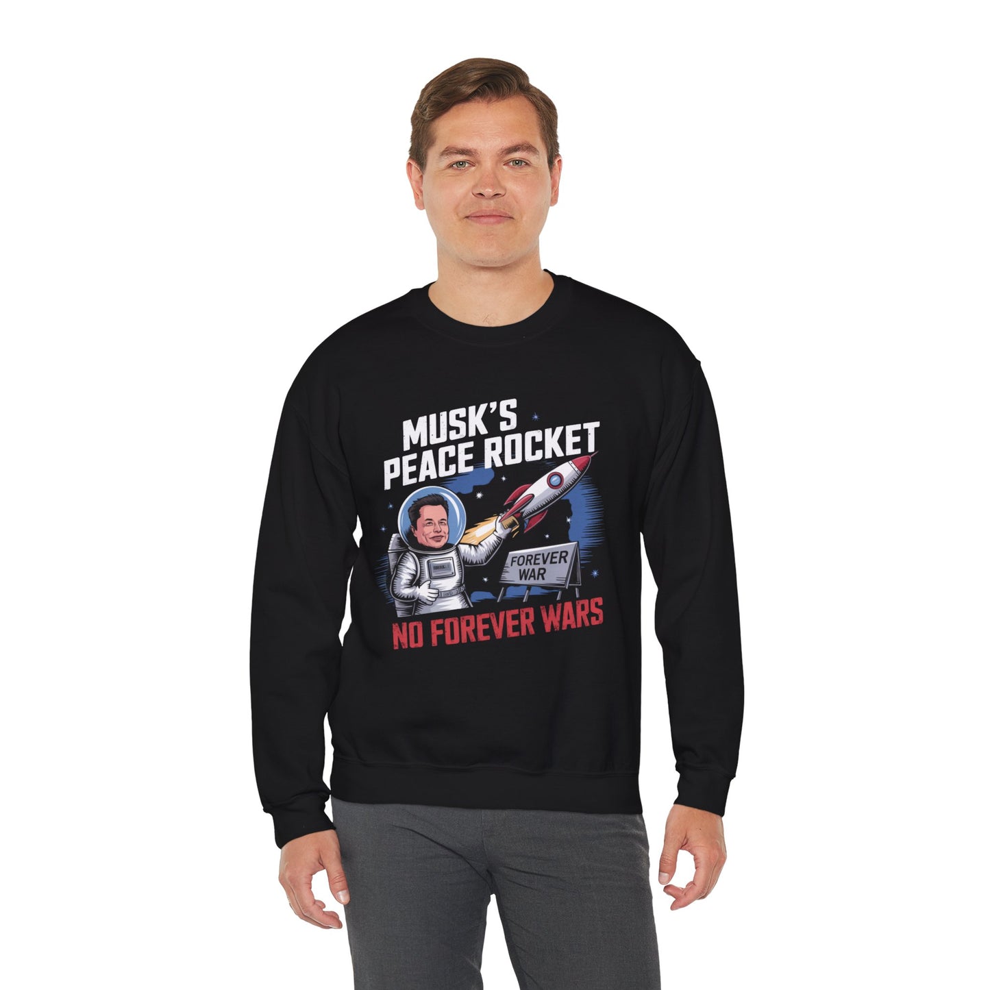 Musk's Peace Rocket Sweatshirt