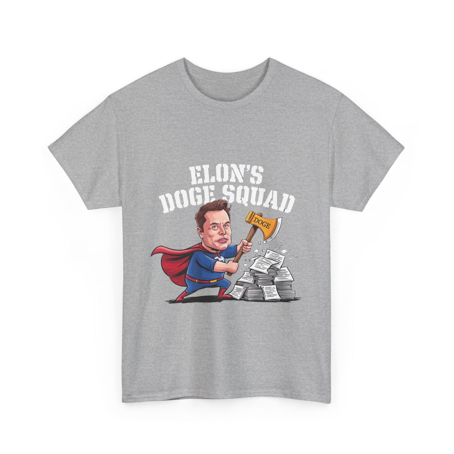 Elon’s DOGE Squad: Playful and Topical Tee for Musk Fans and Meme Lovers