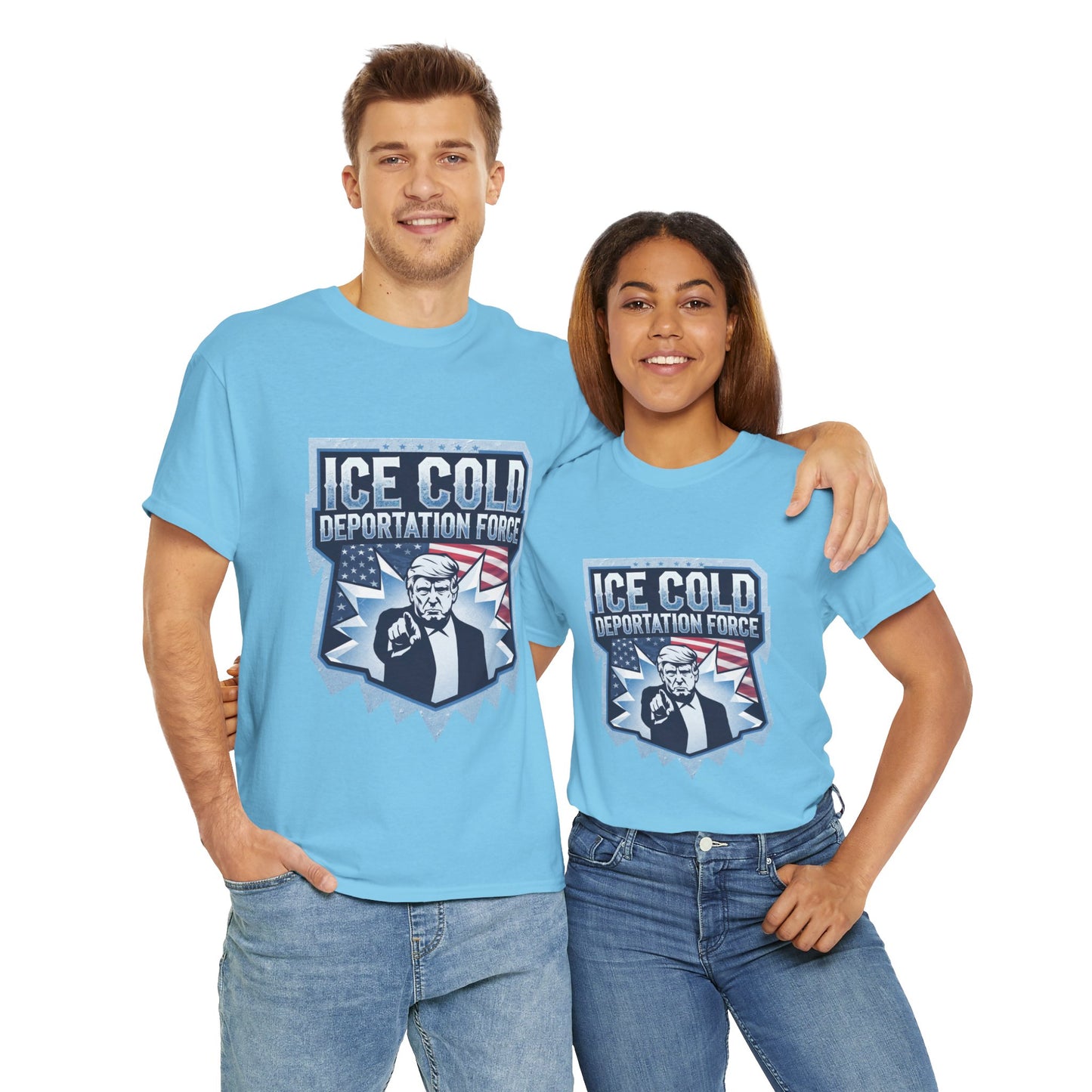 ICE Cold Deportation Force Unisex Tee - Conservative Border Security Shirt