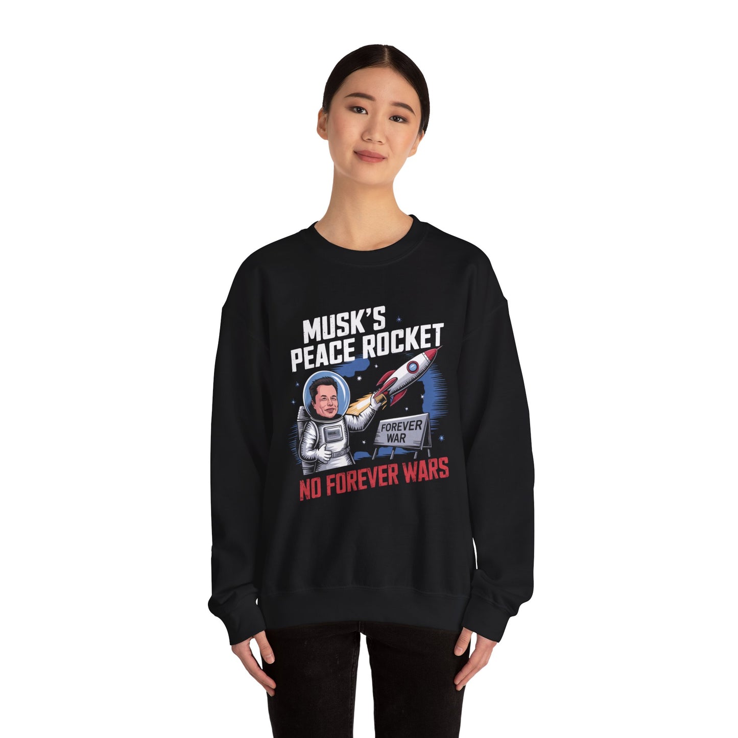 Musk's Peace Rocket Sweatshirt