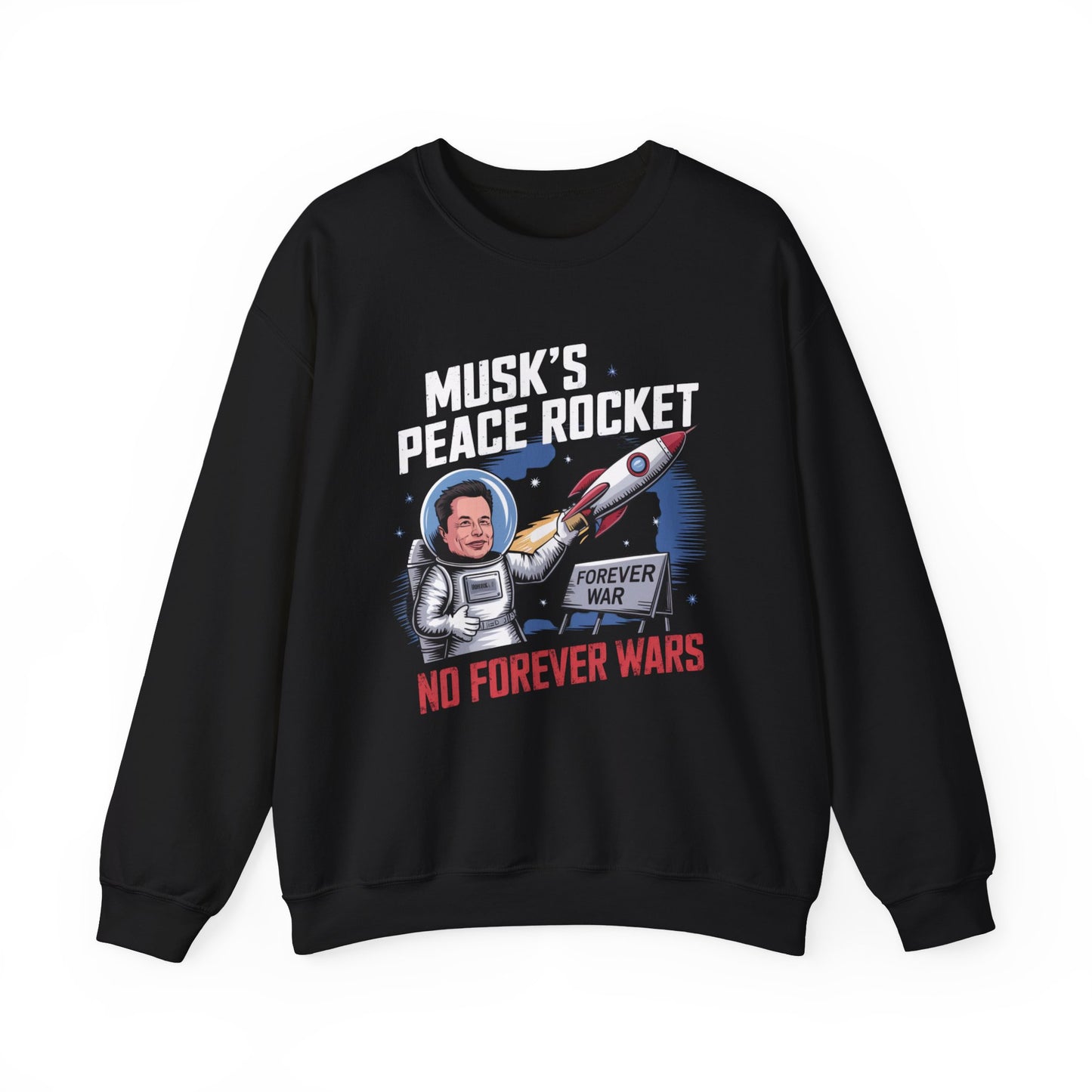 Musk's Peace Rocket Sweatshirt