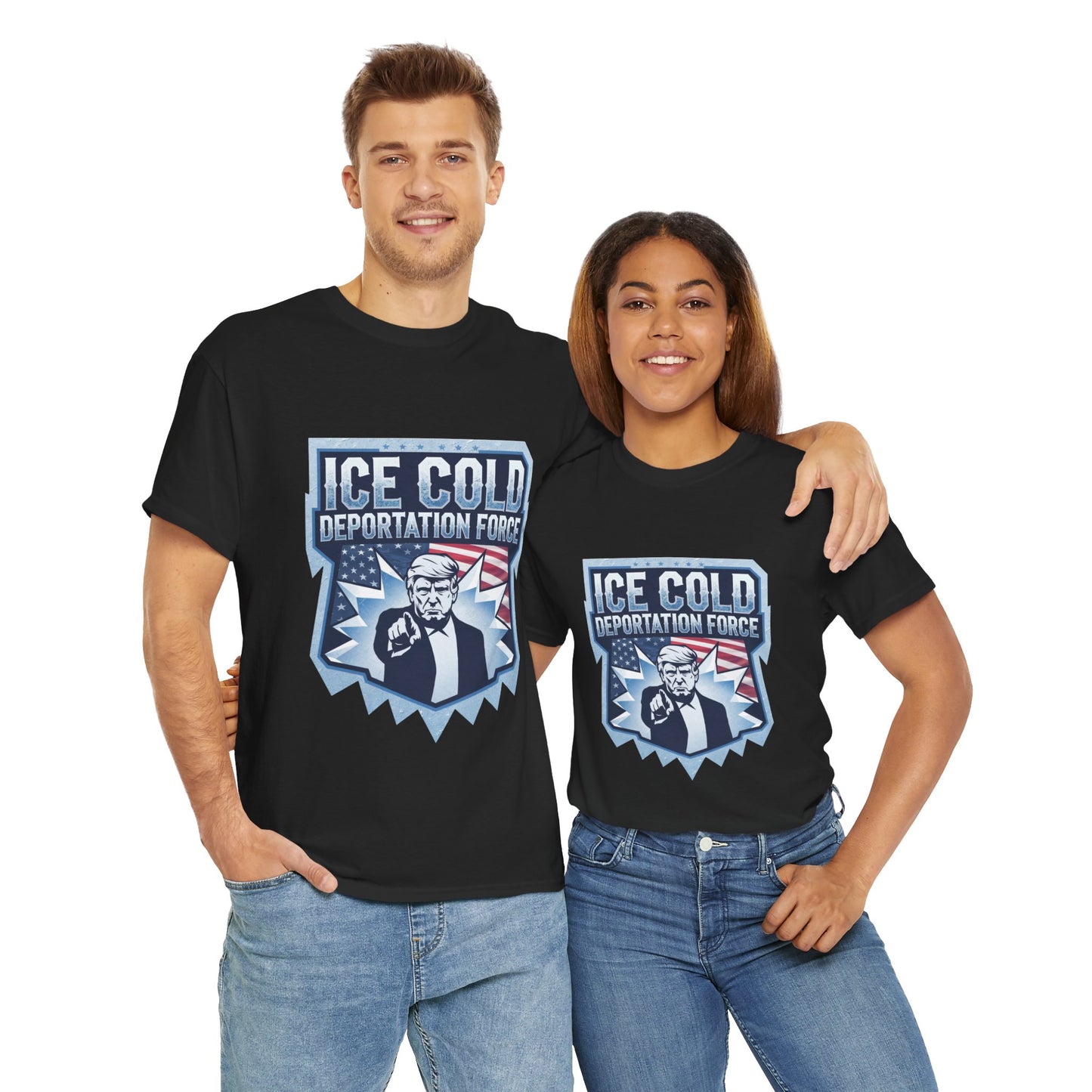 ICE Cold Deportation Force Unisex Tee - Conservative Border Security Shirt