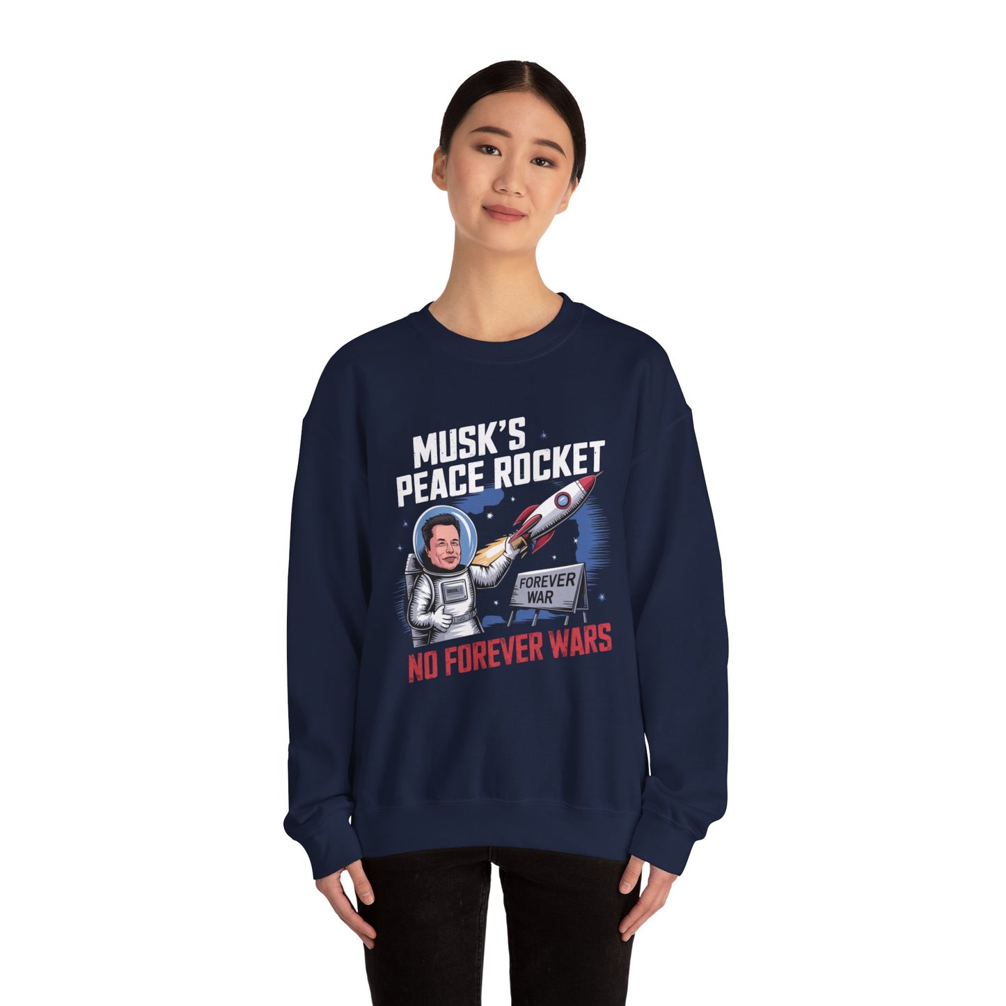 Musk's Peace Rocket Sweatshirt