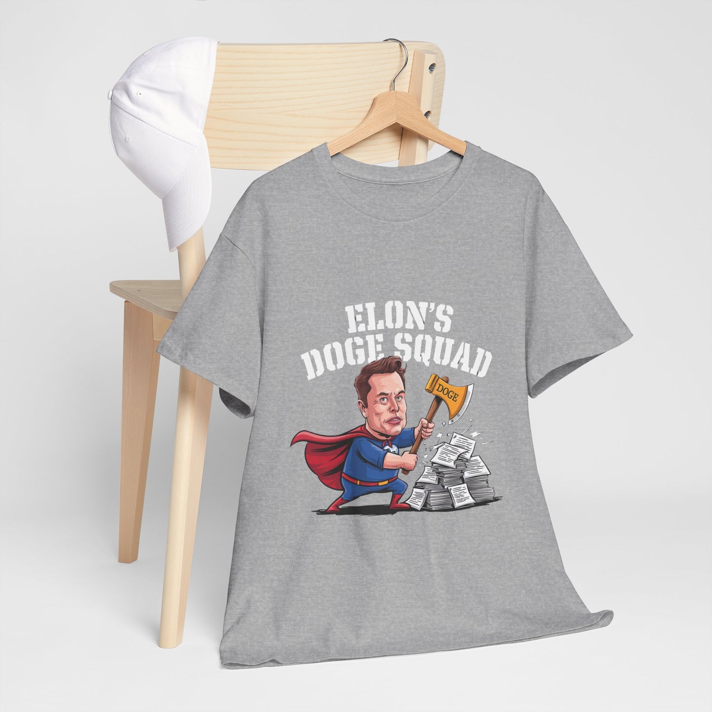 Elon’s DOGE Squad: Playful and Topical Tee for Musk Fans and Meme Lovers