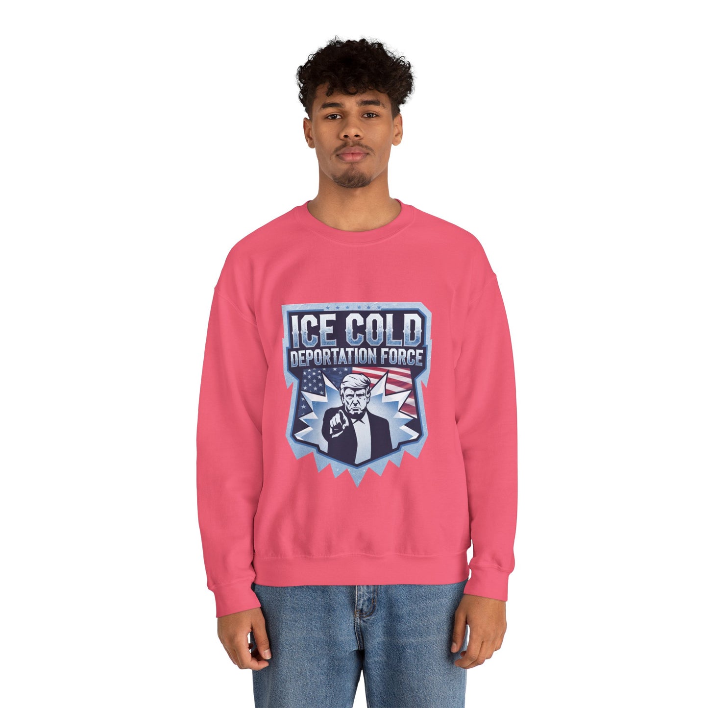 Unisex Sweatshirt ICE Cold Deportation Force Conservative Border Security Design