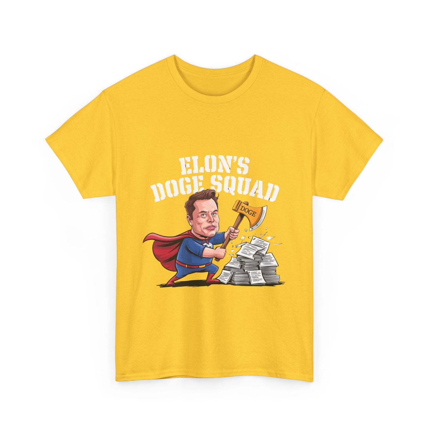 Elon’s DOGE Squad: Playful and Topical Tee for Musk Fans and Meme Lovers