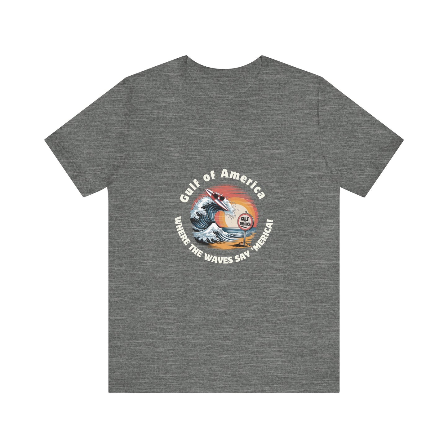 Surf's Up Unisex Jersey Tee - Beach Vibes Graphic T-Shirt