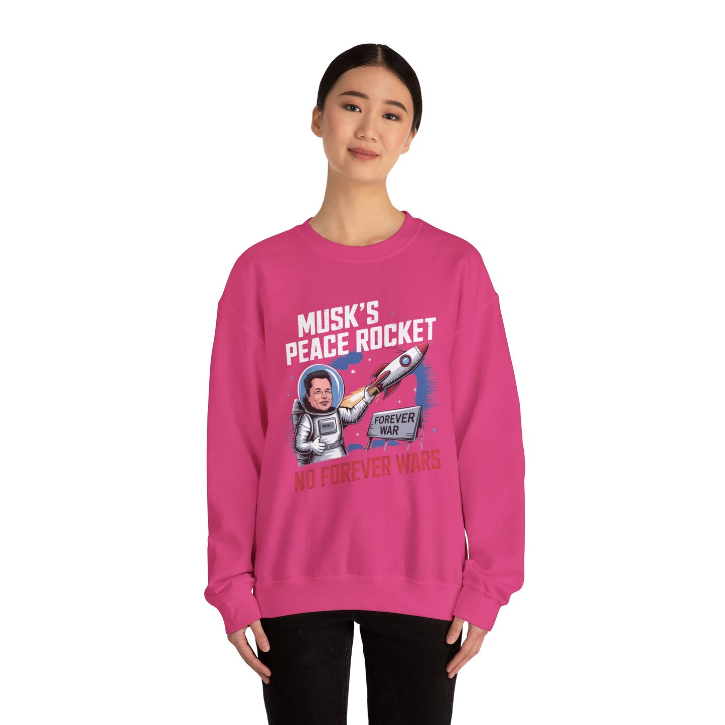 Musk's Peace Rocket Sweatshirt