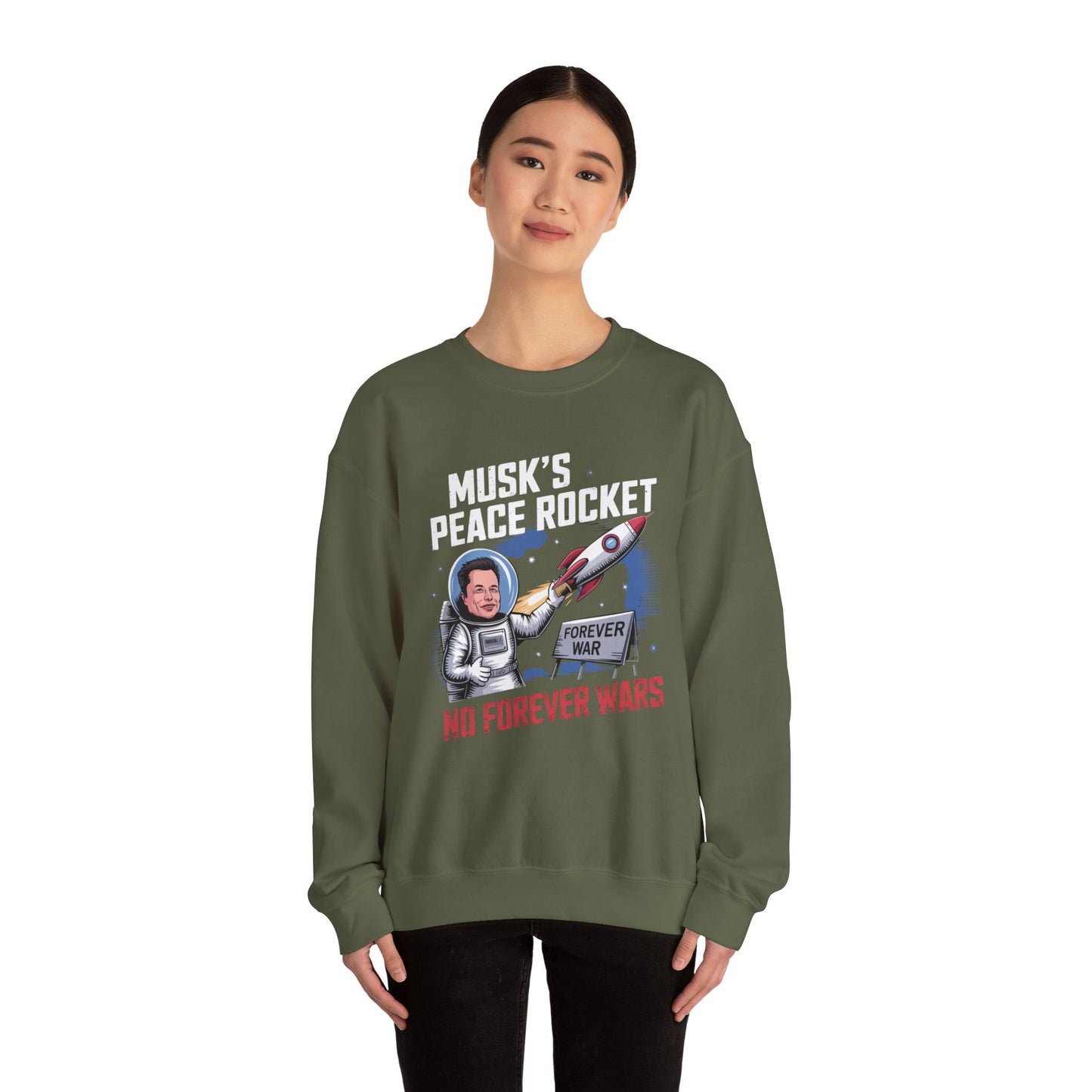 Musk's Peace Rocket Sweatshirt