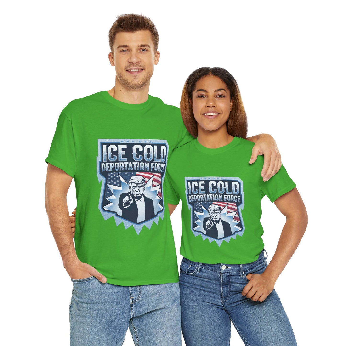 ICE Cold Deportation Force Unisex Tee - Conservative Border Security Shirt