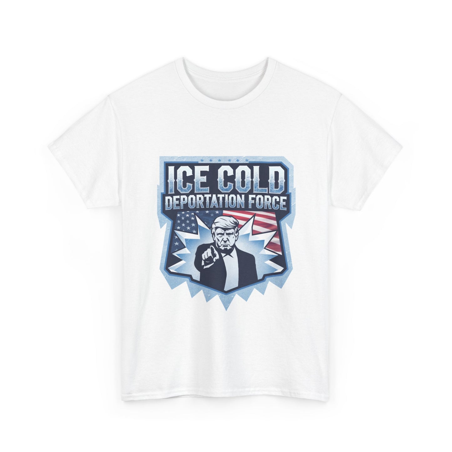 ICE Cold Deportation Force Unisex Tee - Conservative Border Security Shirt