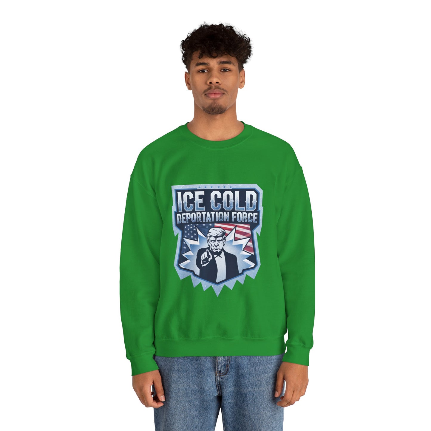 Unisex Sweatshirt ICE Cold Deportation Force Conservative Border Security Design