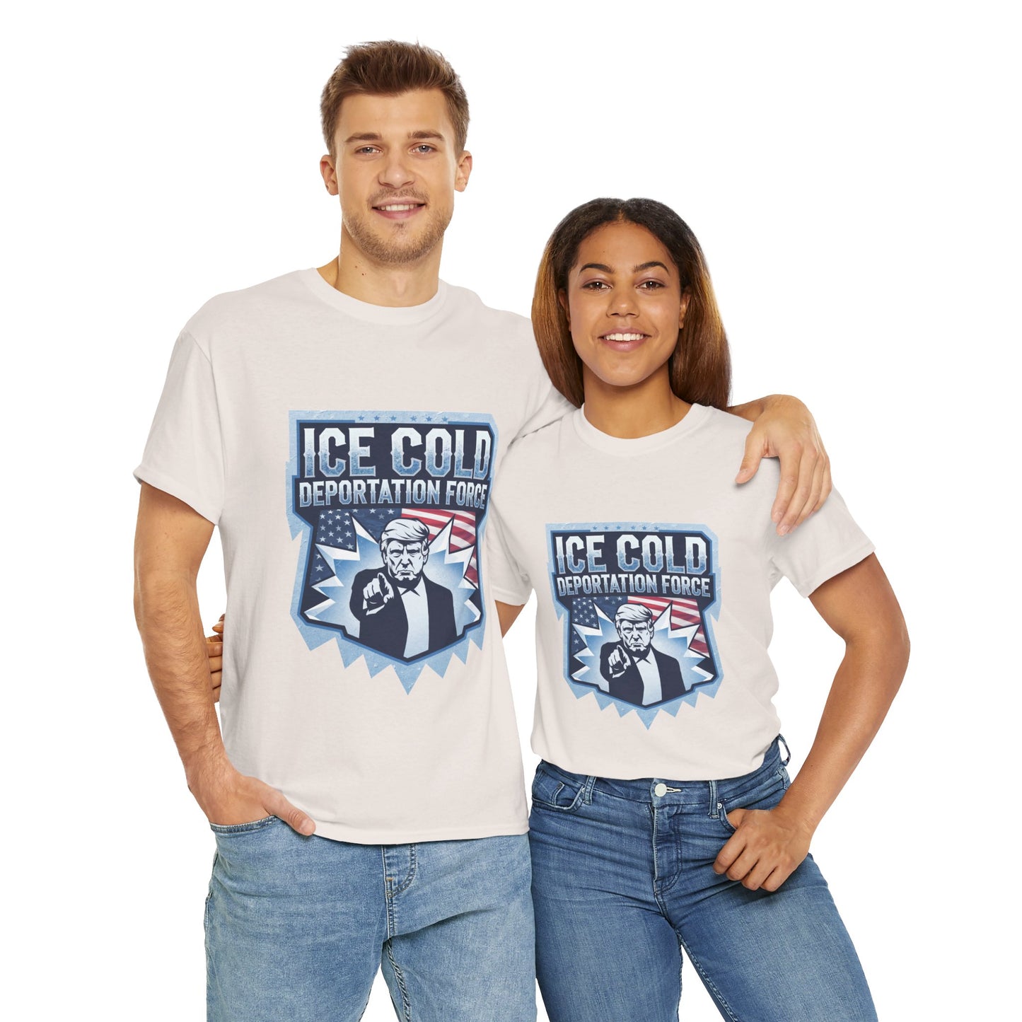 ICE Cold Deportation Force Unisex Tee - Conservative Border Security Shirt