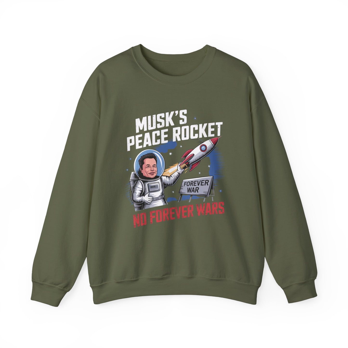 Musk's Peace Rocket Sweatshirt