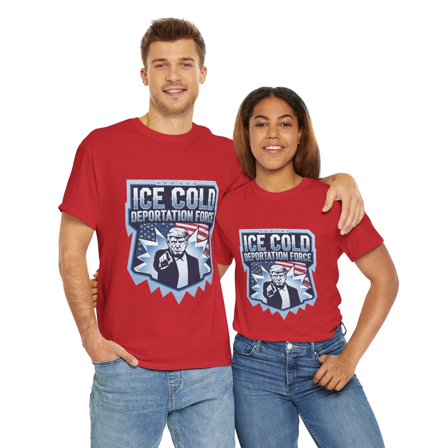 ICE Cold Deportation Force Unisex Tee - Conservative Border Security Shirt