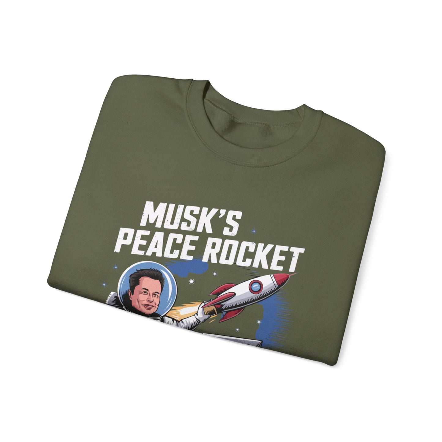 Musk's Peace Rocket Sweatshirt