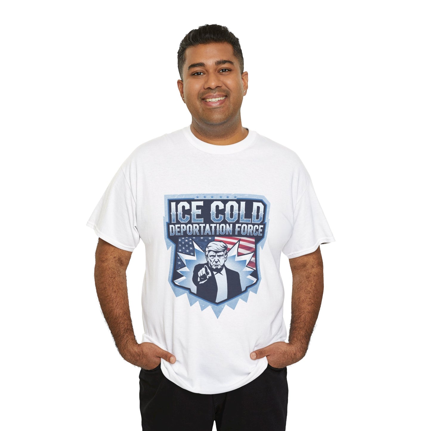 ICE Cold Deportation Force Unisex Tee - Conservative Border Security Shirt