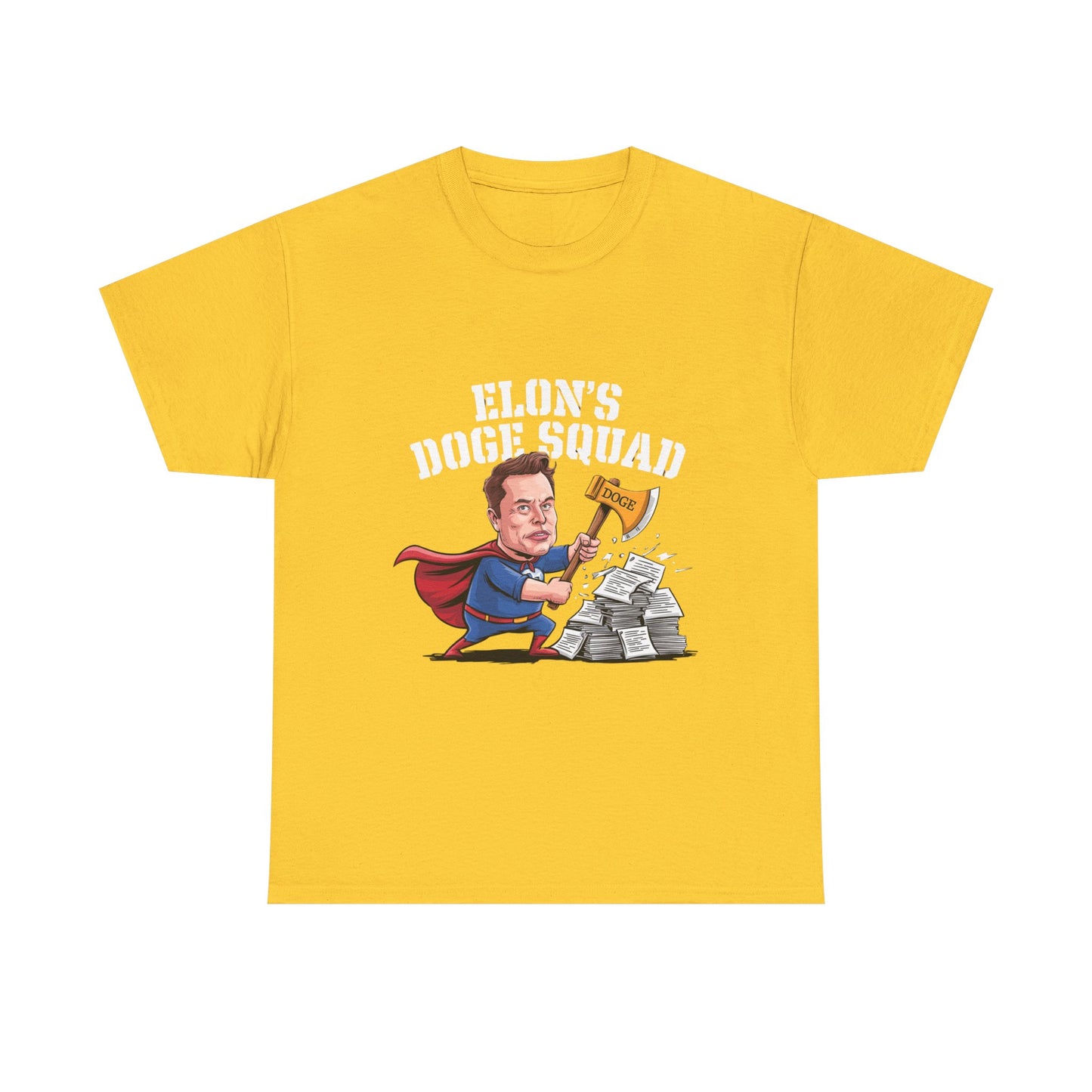 Elon’s DOGE Squad: Playful and Topical Tee for Musk Fans and Meme Lovers